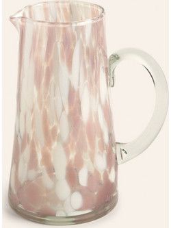 Κανάτα Beira CABEIRAJUGMUL 16x18cm Pink-Clear Calma House Γυαλί