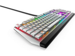 Dell Alienware AW510K Lunar Light Μηχανικό Gaming Πληκτρολόγιο με Cherry MX Red Low Profile Διακόπτες RGB White