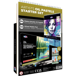 Σετ Ζωγραφικής Λαδοπαστέλ Zieler Oil Pastels Starter Set
