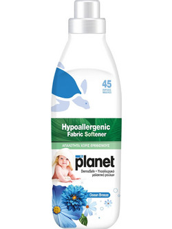 MyPlanet Hypoallergic Fabric Softener Ocean Breeze Υποαλλεργικό Συμπυκνωμένο Μαλακτικό Ρούχων 1000ml