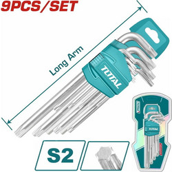 Σετ Torx 9 Τεμάχια Total (THT106392)