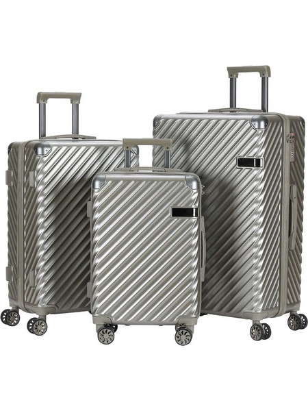Βαλίτσα Μεσαίου Μεγέθους Lux 24" - Μ45,5xΠ25,5xΥ67cm - ABS Πλαστικό - 8x Ροδάκια Spinner Wheels 360 - Μεταλλικό