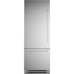 Bertazzoni REF755BBLXTT/24 Εντοιχιζόμενος Ψυγειοκαταψύκτης 440lt Full No Frost Υ205xΠ74.9xΒ63.5cm Inox