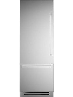 Bertazzoni REF755BBLXTT/24 Εντοιχιζόμενος Ψυγειοκαταψύκτης 440lt Full No Frost Υ205xΠ74.9xΒ63.5cm Inox