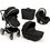 Beboulino Aiolos Καρότσι Μωρού 3 σε 1 Premium Black