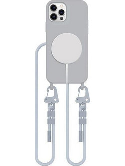 Θήκη κινητού Tech-Protect MagNecklace MagSafe for iPhone 12 / 12 Pro Gray