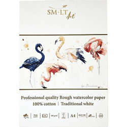 SMLT ART ΜΠΛΟΚ ΑΚΟΥΑΡΕΛΑΣ Α4 10 ΦΥΛΛΑ 300g/m ROUGH PRO FSC