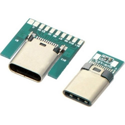 24pin TYPE-C USB 3.1 Plug connector With welding