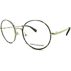 Longchamp LO2100 213 Ανδρικός Σκελετός Γυαλιών Οράσεως Μεταλλικός Χρυσός Καφέ