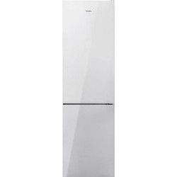 Robin RBGL-488WH Glass Ψυγειοκαταψύκτης 367lt Full No Frost Υ201xΠ60xΒ66cm Λευκό