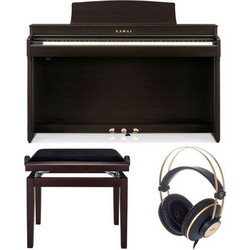 Kawai CN-301 Ηλεκτρικό Πιάνο Όρθιο με 88 Βαρυκεντρισμένα Πλήκτρα Black