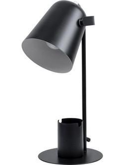 VenCore Focus Desk Black - Επιτραπέζιο Μονόφωτο E27 Μοντέρνο Μέταλλο Μαύρο Καμπάνα - Μ12 x Π15 x Υ38cm