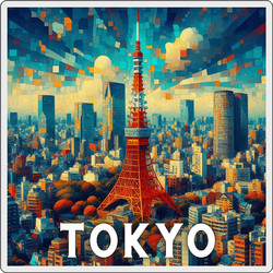 Αυτοκόλλητο Tokyo st1269