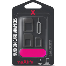 Maxlife Nano SIM card adapters