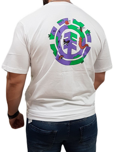 Element - ELYZT00511 - New World SS - WBB0/White - T-shirt - white