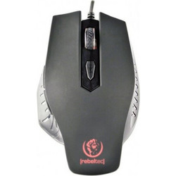 Rebeltec Ενσύρματο Gaming Ποντίκι 2400 DPI Red Dragon Black
