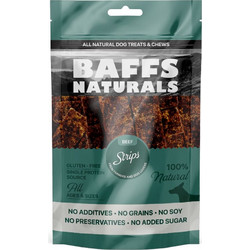 Baffs Naturals Gluten & Grain Free with Beef Strips 100gr