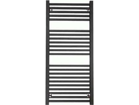 DemirDokum Fix Μαύρη Ηλεκτρική Πετσετοκρεμάστρα 600W 120x60cm