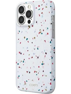 Uniq Coehl Terrazzo Back Cover White (iPhone 13 Pro Max)