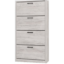 Diommi Παπουτσοθήκη Ξύλινη Γκρι Μ70xΠ23xΥ156cm Vektra4 31-050
