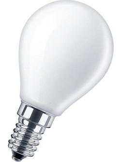 ΛΑΜΠΑ LED FILAMENT ΣΦΑΡΙΚΗ E14 4.5W 2700K MAT