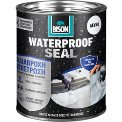 WATERPROOF SEAL ΑΔΙΑΒΡΟΧΟΠΟΙΗΤΙΚΟ ΕΠΙΦΑΝΕΙΩΝ ΛΕΥΚΟ 1kg BISON 7001058