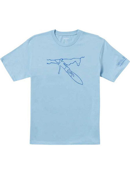 CAPTAIN FIN M ADS ILLUSTRATION SST TEE - 21A3512500-CBL BLUE