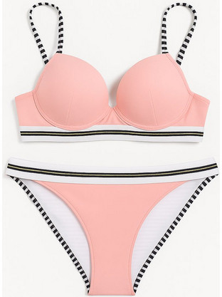 FH2815 DONNA'S ΜΠΙΚΙΝΙ ΣΕΤ ΡΟΖ