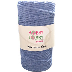 478847 Νήματα Macrame Yarn 300 gr(Μπλε 23)