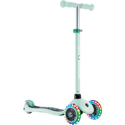 Globber Primo Lights V2 Αναδιπλούμενο Παιδικό Πατίνι Τρίτροχο με Φωτάκια Teal