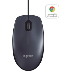 Logitech B100 for Business Ενσύρματο Ποντίκι Black