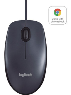 Logitech B100 for Business Ενσύρματο Ποντίκι Black