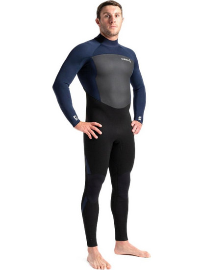 C-Skins Legend Back Zip Black/Slate/White Ολόσωμη Στολή Κατάδυσης Neoprene για Αυτόνομη Κατάδυση 2mm