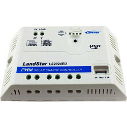Ρυθμιστής φόρτισης πάνελ Solar 20A 12/24V USB LS2024EU EPSOLAR