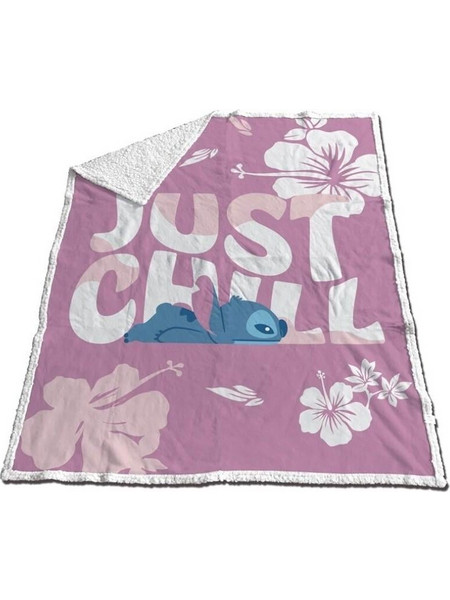 LILO & STITCH - Just Chill - Sherpa Blanket 130x170cm