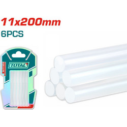 TOTAL ΣΕΤ ΘΕΡΜΟΚΟΛΛΑ Φ-11 X 200mm 6ΤΕΜ (TACGT2061)