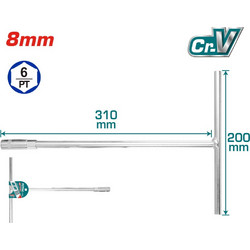TOTAL ΕΠΑΓΓΕΛΜΑΤΙΚΟ ΤΑΦ ΙΣΙΟ 8mm (THTSW0806)