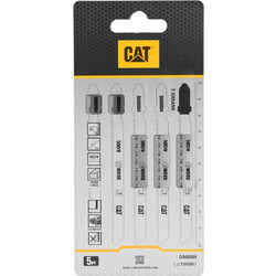 CAT Λάμα σέγας ξύλου 100mm T101BR σετ:5τεμ. DA06004