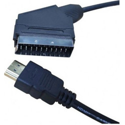 Καλώδιο SCART/HDMI 1m γιά αποκωδικοποιητή,HDTV,DVD