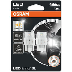 Osram W21/5W Ledriving SL 7515DYP-02B LED 12V 2τμχ