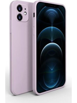 Bodycell Square Liquid Back Cover Light Violet (iPhone 12)