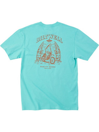 Biltwell Μπλούζα Κοντομάνικη Squatch γαλάζια | T-shirt chalky mint
