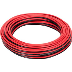 Καλώδιο ηχείων 2X0,75mm Μαύρο/Κόκκινο 70367