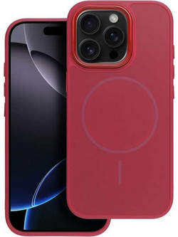 Frame Mag Case - Θήκη με Υποστήριξη MagSafe για Apple iPhone 15 σε Βυσσινί Xρώμα