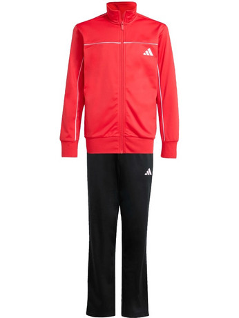 Adidas Παιδικό Σετ Φόρμας Κόκκινο Μαύρο JX0205