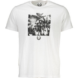 GIAN MARCO VENTURI MEN'S SHORT SLEEVE T-SHIRT WHITE Λευκό