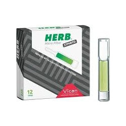 HERB Πίπες Micro Filter-Ανταλλακτικά Φίλτρα Για Στριφτό Τσιγάρο 12ΤΜΧ