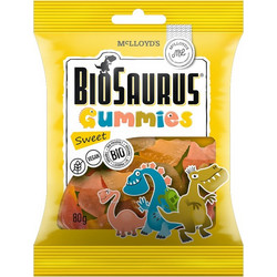 Ζελεδάκια Sweet Biosaurus vegan - McLLOYDS - 80gr