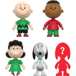 Super7 Peanuts ReAction Wave 08 Holiday Blind Box Φιγούρες 10cm Display (12 τμχ)