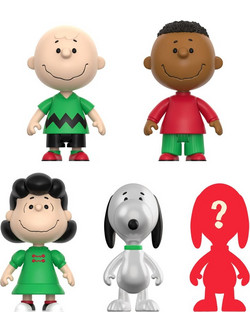 Super7 Peanuts ReAction Wave 08 Holiday Blind Box Φιγούρες 10cm Display (12 τμχ)